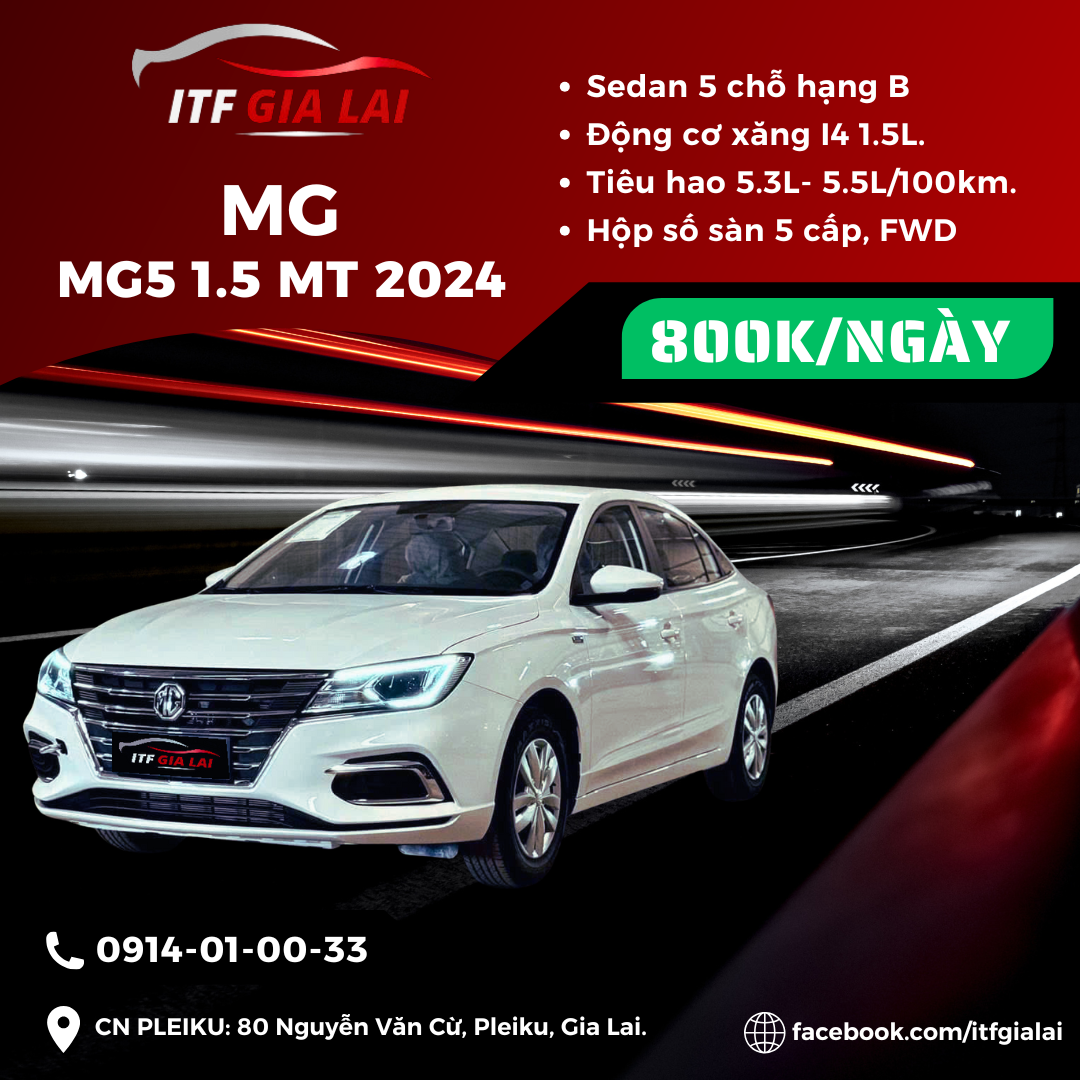 MG MG5 1.5L MT 5 Chỗ/Sedan